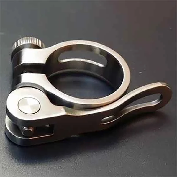 Titanium sykkelsetepinneklemme