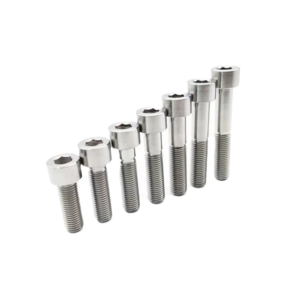 Titanium sekskant socket hodebolt
